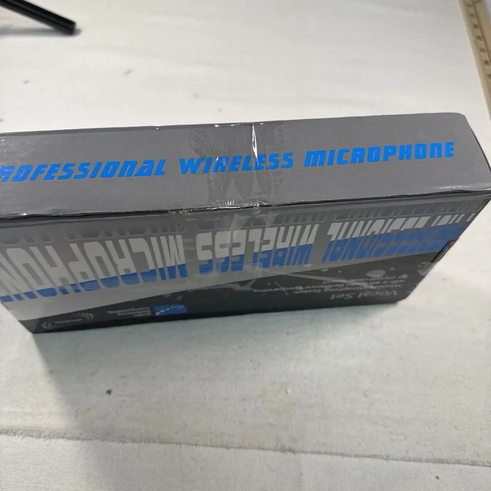 ALPOWL Wireless Microphones‎ Set of 2 Vocal Set Works, Open Box